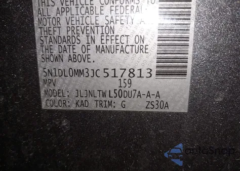 2018 Infiniti Qx60 z USA, uszkodzony, nr VIN 5N1DL0MM3JC517813